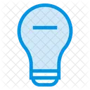 Bulb Remove Light Icon