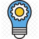 Bulb Cog Icon