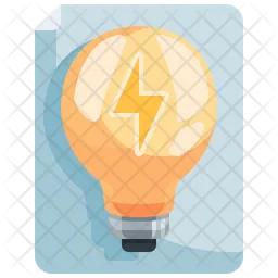 Bulb Document  Icon