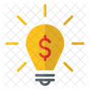 Bulb dollar  Icon