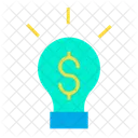 Bulb dollar  Icon