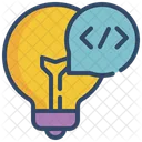 Bulb Coding Working Icon