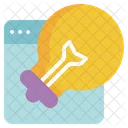 Bulb Idea Education Icon