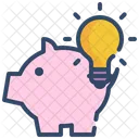 Bulb Money Saving Icon