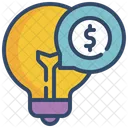 Bulb Money Working Icon