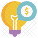 Bulb Money Working Icon