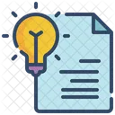 Bulb File Paper Icon