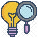 Bulb Search Finding Icon