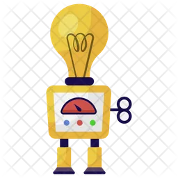 Bulb Robot  Icon