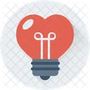 Cuore Lampadina Lampadina Icon