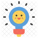 Smiley De Lampada Emoji De Lampada Emoticon Ícone