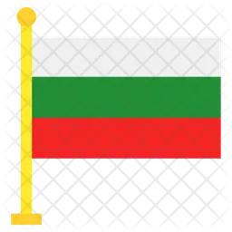 Bulgaria Flag Icono