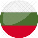 Bulgaria Flag Country Icon