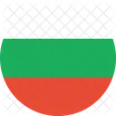 Bulgaria Bandera Mundo Icono