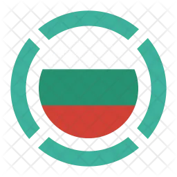 Bulgarie Flag Icône