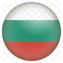 Bulgarie Drapeau Icône