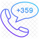Bulgarien Land Code Symbol