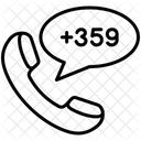 Bulgarien Land Code Symbol