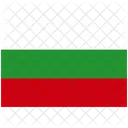 Flagge Land Bulgarien Symbol