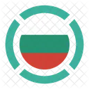 Bulgarien Flagge Symbol