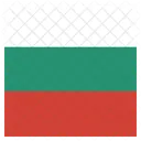 Bulgarien Flagge Symbol