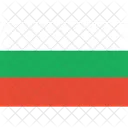 Bulgarien Flagge Welt Symbol