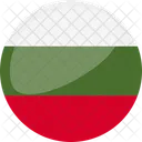 Bulgarien Flagge Land Symbol