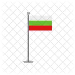 Bulgarische Flagge  Symbol