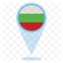 Bulgarien Standort  Symbol