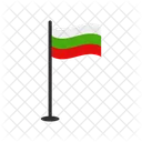 Bulgary Flag Flag Country Icon