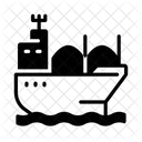 Bulk Carrier Freight Ship Cargo Vessel Icon