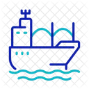 Bulk Carrier Freight Ship Cargo Vessel Icon
