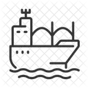 Bulk Carrier Freight Ship Cargo Vessel Icon