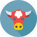 Bull Animal Head Icon