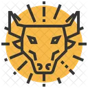 Bull Head Logo Icon