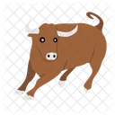 Bull Cow Cattle Icon