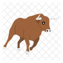 Bull Cow Cattle Icon