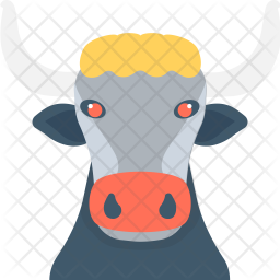 Bull Icon - Download in Flat Style