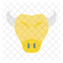 Bull Animal Face Icon