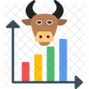 Bull Finance Investing Icon
