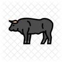 Bull Standing Animal Icon