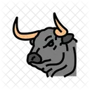 Bull Animal Head Icône