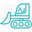 Bull Dozer Bulldozer Construction Equipment Icon