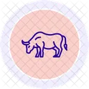 Bull Grazing Bull Grazing Icon