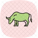 Bull Grazing Bull Grazing Icon