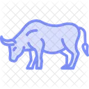 Bull grazing  Icon