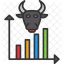 Bull Finance Investing Icon