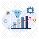Growth Statistics Analytics Icon