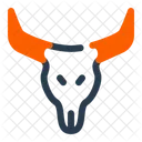 Bull Skull Symbol Death Icon