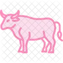 Bull standing still  Icon